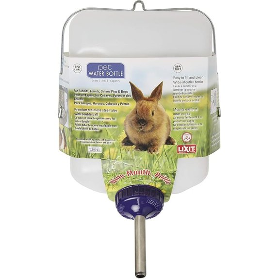 Lixit All-Weather Rabbit Water Bottle 64 Ounce
