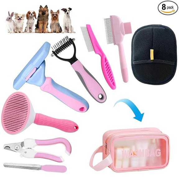Oromaviela 8PCS Pet Grooming Kit