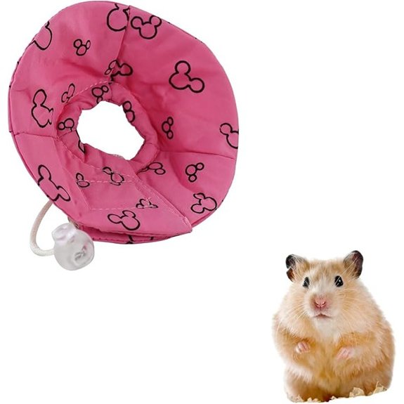 Andiker Adjustable Hamster Collar for Small Pets