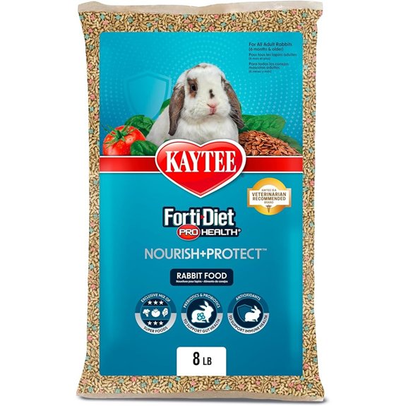 Kaytee Forti-Diet Pro Health Nourish+Protect Adult Rabbit Food 8 lb