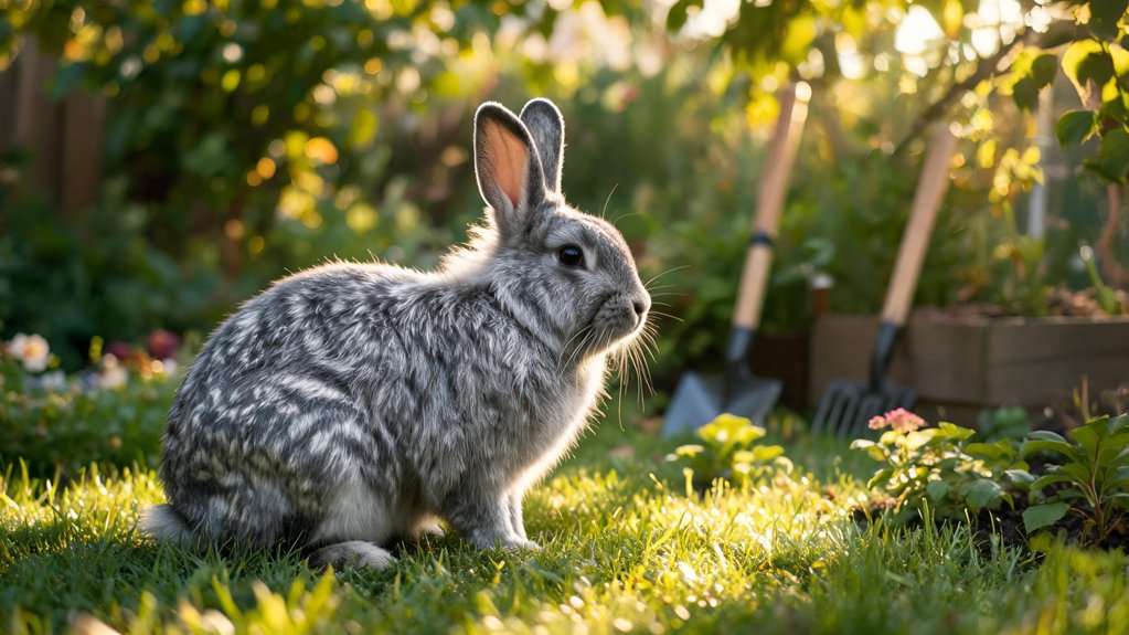 adult silver fox rabbits weight