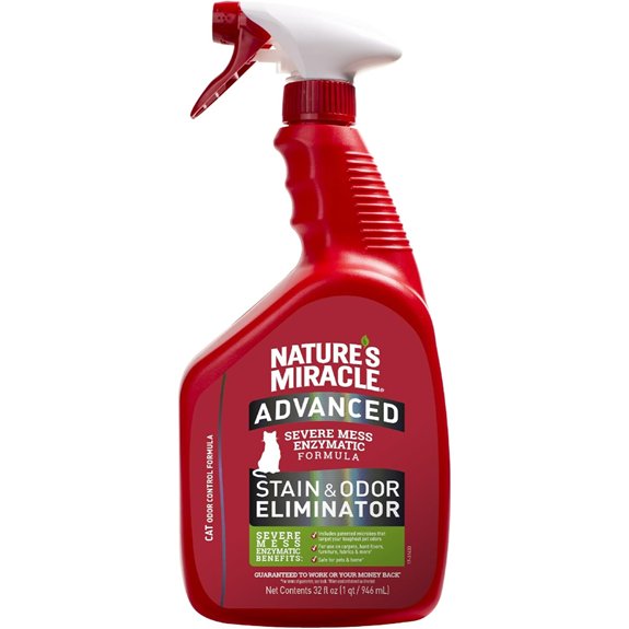 Nature’s Miracle Advanced Cat Stain & Odor Eliminator Severe Mess 32 oz