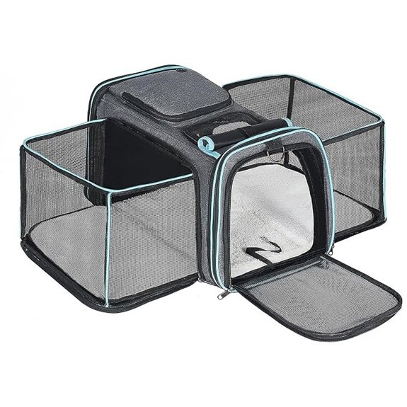 Pesen Expandable Dog and Cat Carrier Airline Approved Soft-Sided