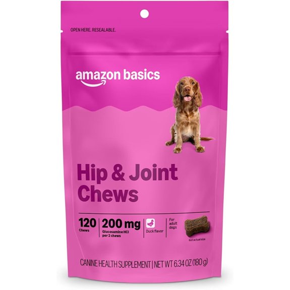 Amazon Basics Dog Hip & Joint Supplement (120 Count)