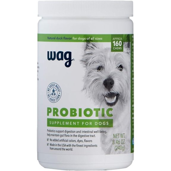 Amazon Wag Probiotic Dog Chews 160 Count