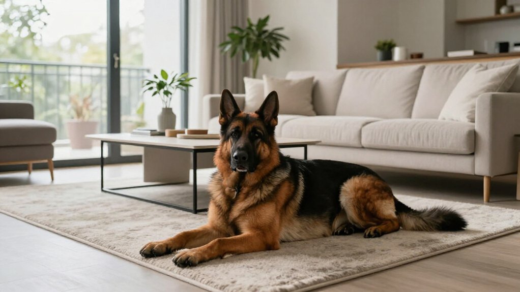 apartment living for german shepherds