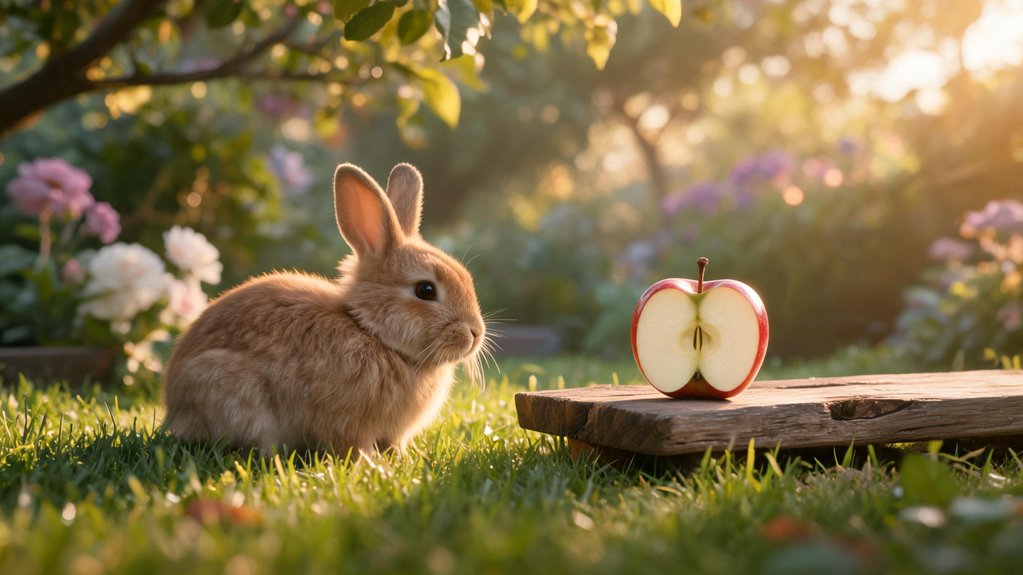 apple portions by rabbit weight