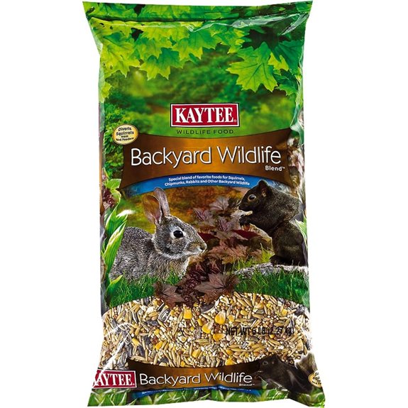 Kaytee Backyard Wildlife Food Blend for Rabbits and Squirrels 5 Pound