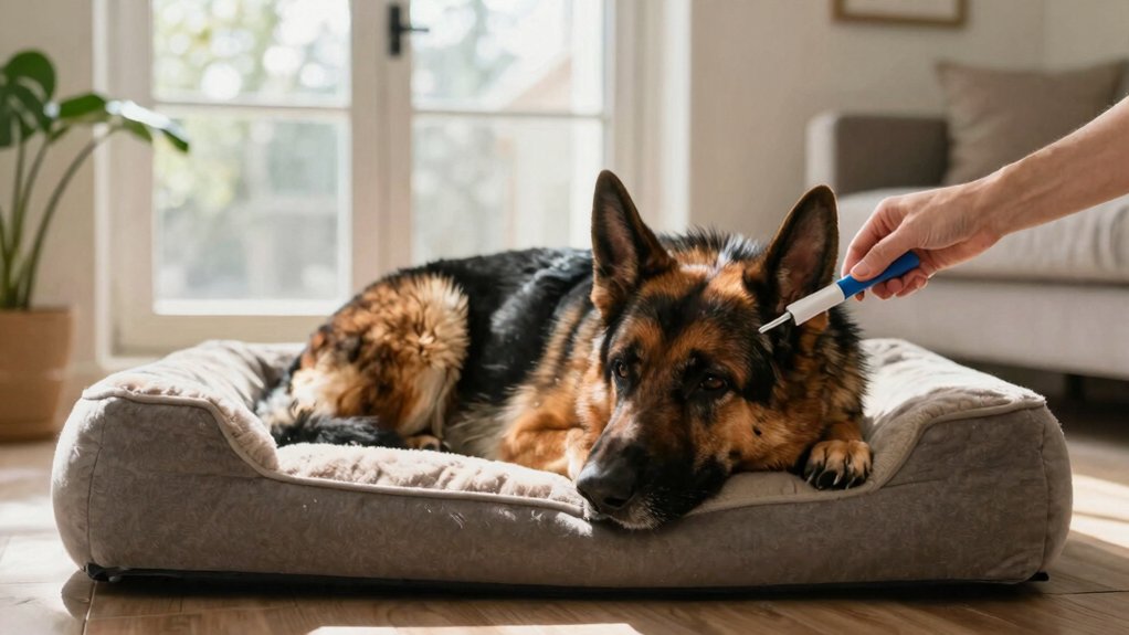 calm shallow ear cleaning steps