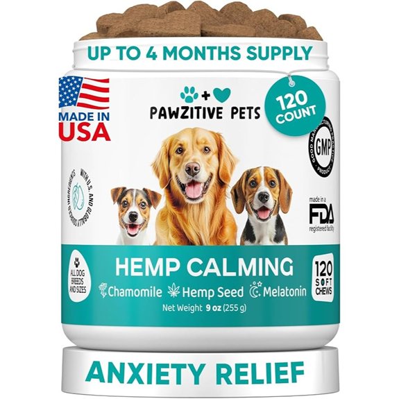 Hemp Calming Chews for Dogs Anxiety Relief Stress