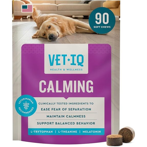 VetIQ Calming Support Chews for Dogs Anxiety Relief 90ct