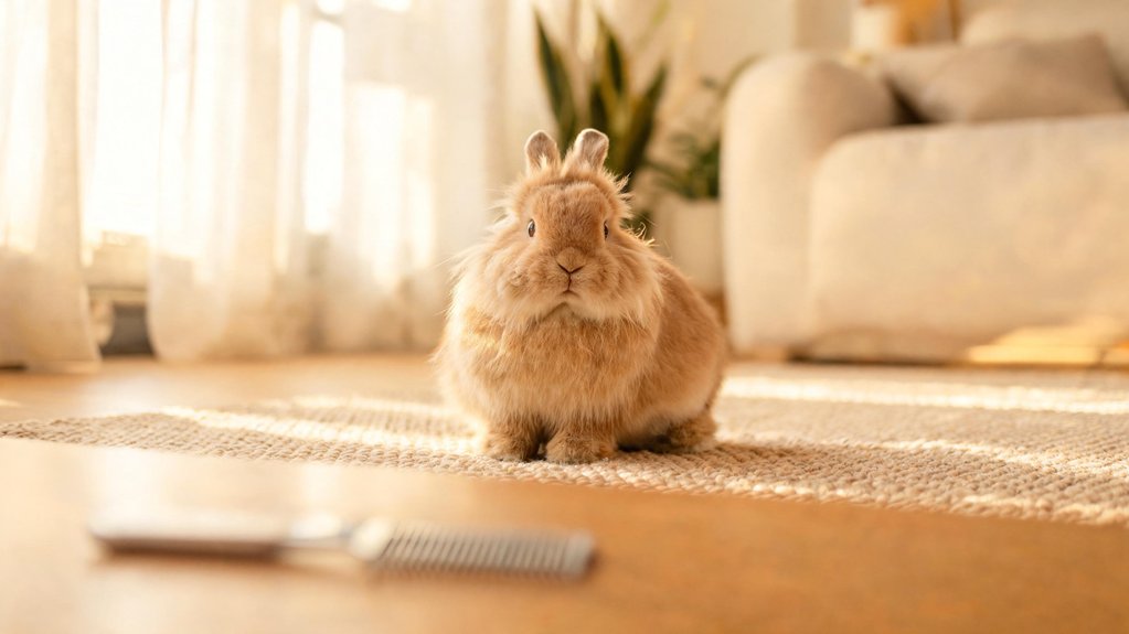 check fleas with gentle combing