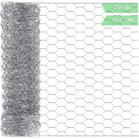 Chicken Wire Poultry Netting Garden Fence Barrier