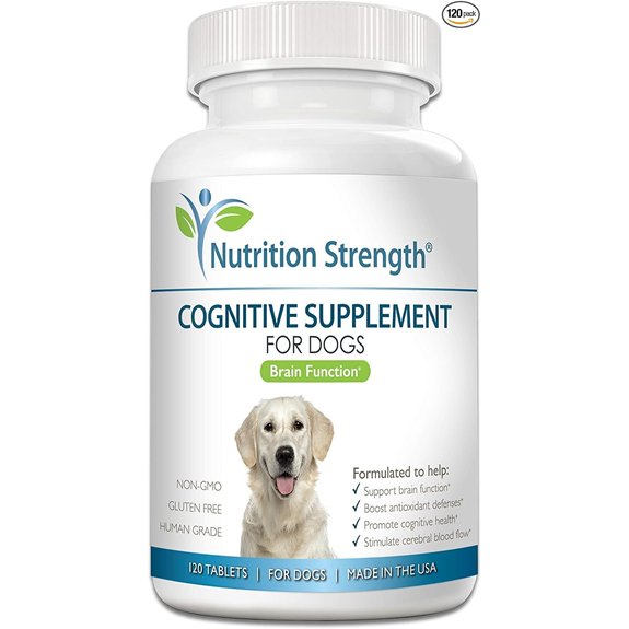 Cognitive Support Dog Brain Health Supplement 120 Chewable Tablets