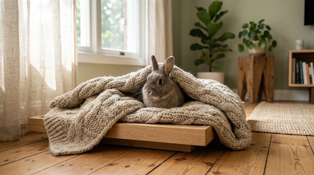 coziest blankets for rabbits