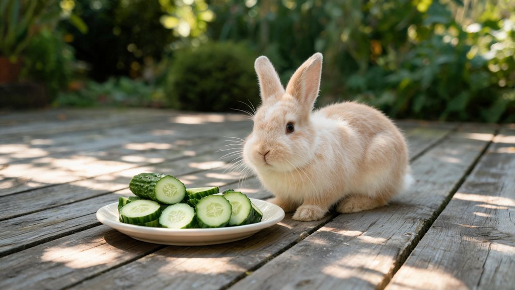 cucumber causes rabbit diarrhea