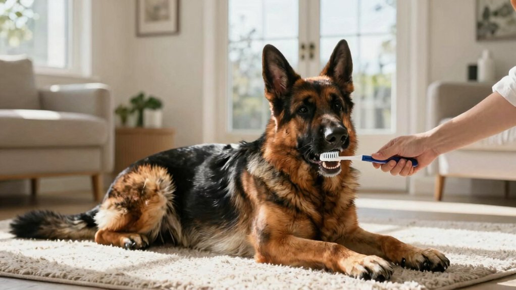 daily brush for german shepherds
