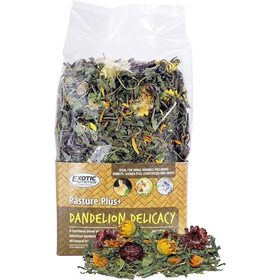 Exotic Nutrition Dandelion Delicacy Treat for Small Pets