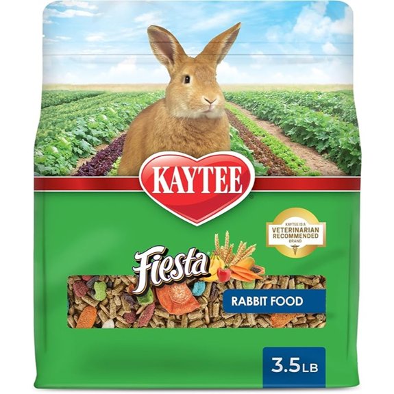 Kaytee Fiesta Rabbit Food Supports Dental Health and Digestion