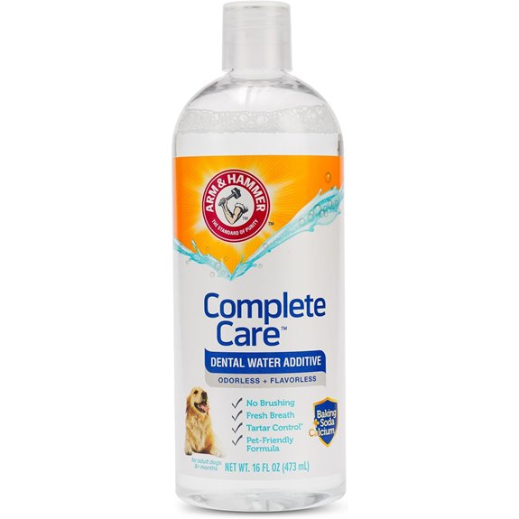 Arm & Hammer Complete Care Dog Dental Water Additive 16 Fl Oz
