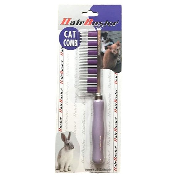 Bunny Gear HairBuster Comb DeShedding for Rabbits Dogs & Cats