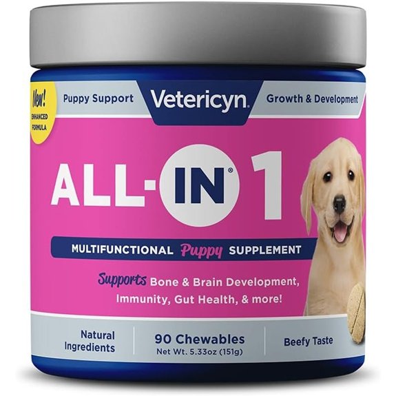 Vetericyn All-in-1 Puppy Supplement with Digestive Enzymes and Antioxidant