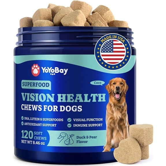 Eye Supplement for Dogs Eye Vitamins Soft Chews Dog Vision Supplement