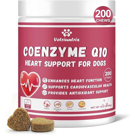 Heart Support Supplement for Dogs with Taurine and CoQ10