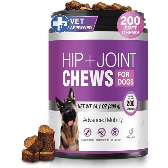 Hip and Joint Supplement for Dogs 200ct Glucosamine Chondroitin for Dogs