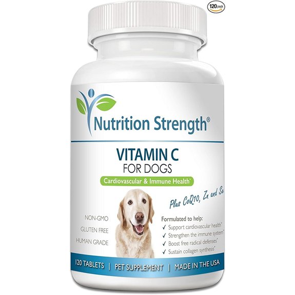 Vitamin C for Dogs Cardiovascular Health & Immune Support (120 Chewables)