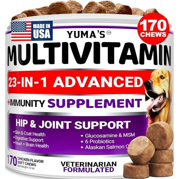 Dog Vitamins and Supplements - 170 Chews - Dog Multivitamin Chewable