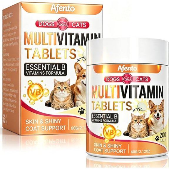 Dog Multivitamin Supplement for Hip Joint Skin Health (200 Count)