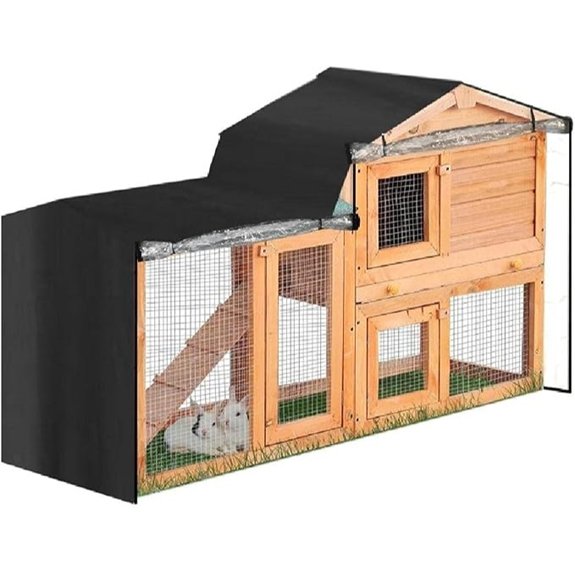 Rabbit Hutch Cover 210D Durable Thermal Covers