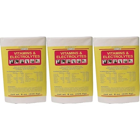 Durvet (3 Pack) 136028 Vitamins & Electrolytes 8 oz