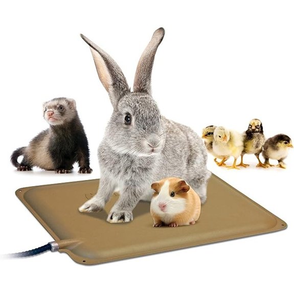 K&H PET PRODUCTS Electric Small Animal Heated Pad Tan 9 X 12 Inches