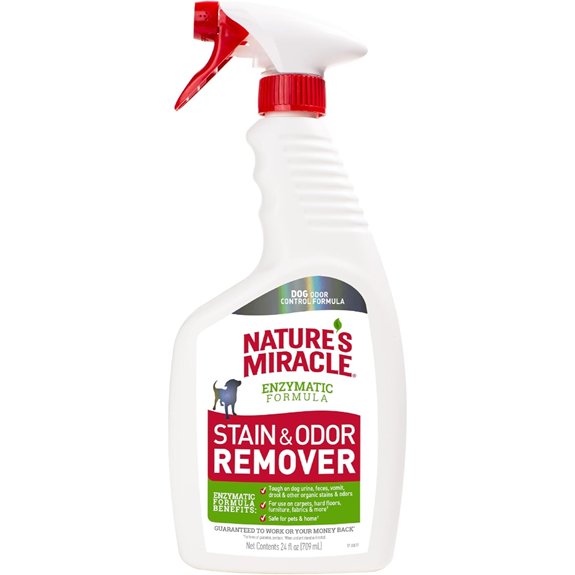 Nature’s Miracle Dog Stain & Odor Remover Enzymatic Cleaner 24 oz