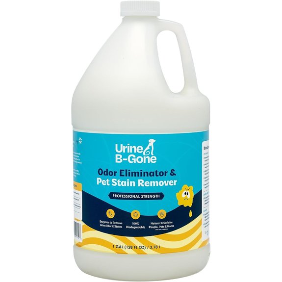 Urine B-Gone Enzyme Cleaner for Human Cat & Dog Urine Original 1 Gallon