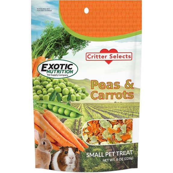 Exotic Nutrition Peas & Carrots for Small Pets