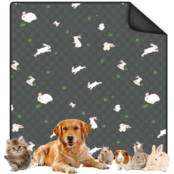 Guinea Pig Cage Liner Fast Absorption Washable Mat