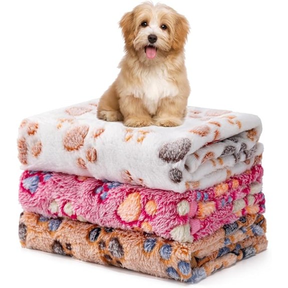 Fluffy Fleece Pet Blanket for Cat Dog