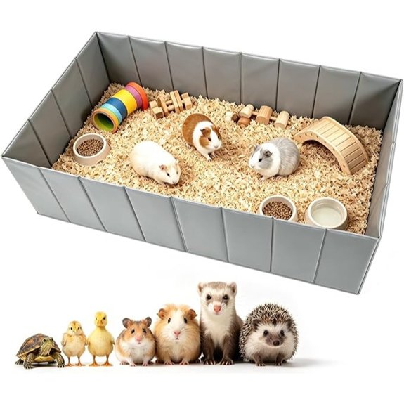 Rypet Small Animal Playpen Foldable Guinea Pig Hamster Waterproof Playpen
