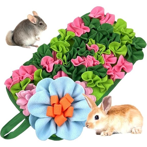 Small Animals Foraging Mat for Rabbits and Hamsters