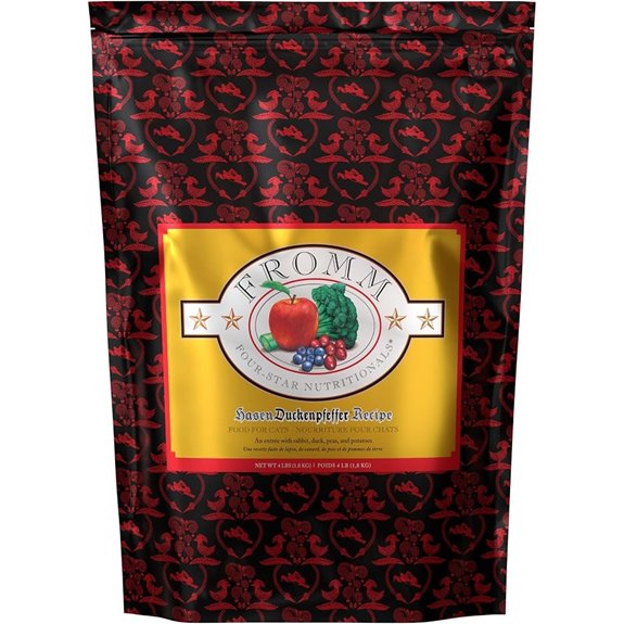 Fromm Four-Star Hasen Duckenpfeffer Dry Cat Food - Rabbit Recipe - 4 lb