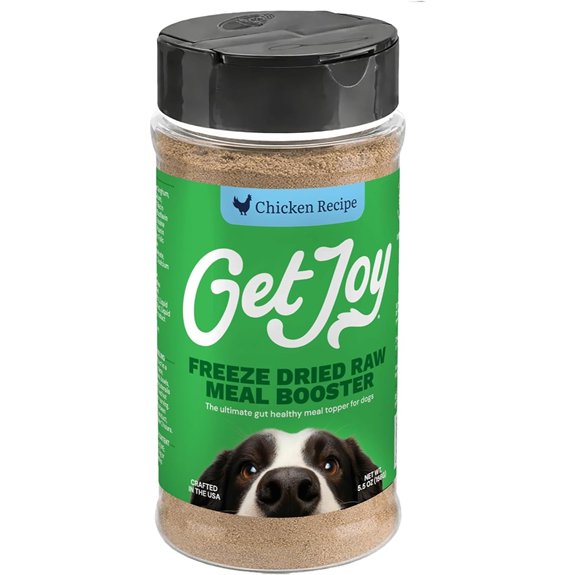 Get Joy Freeze Dried Raw Meal Booster Chicken Dog Food Topper 5.5oz