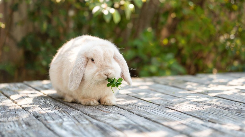friendly calm holland lop rabbit