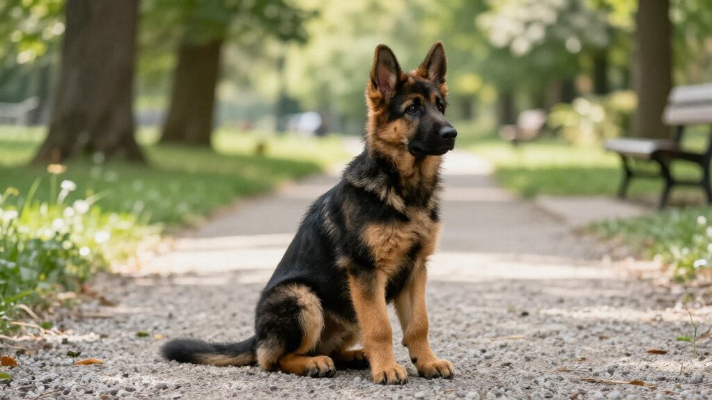 german shepherd adolescent growth