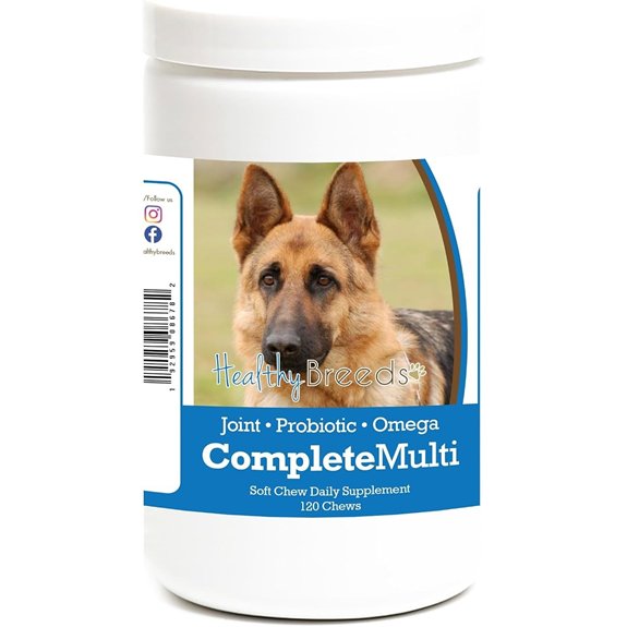 Healthy Breeds German Shepherd All in One Multivitamin Soft Chew 120 Count