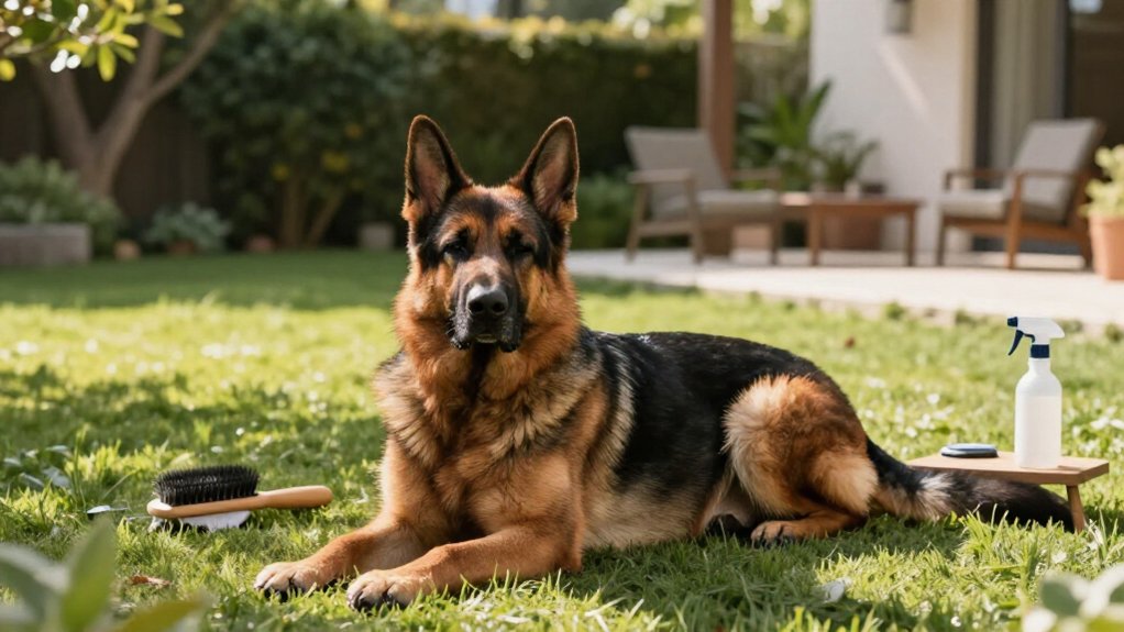 german shepherd grooming frequency