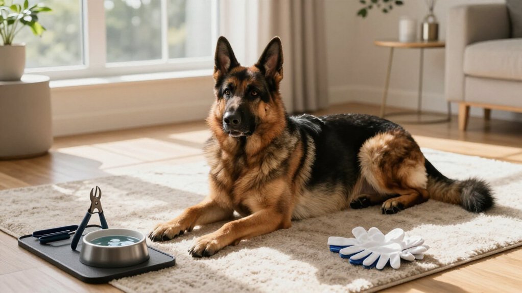 german shepherd nail cutting guide