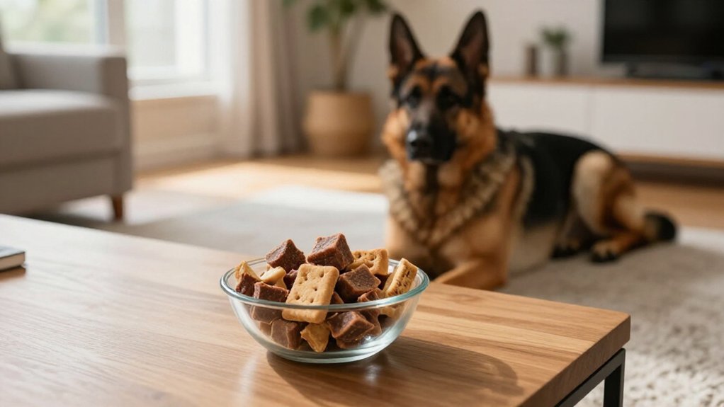 german shepherd training treats